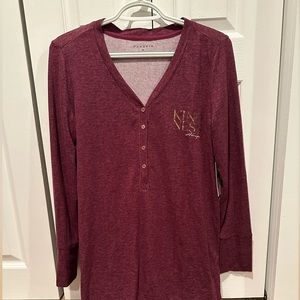 Maroon Nightgown